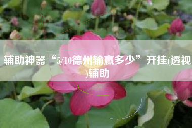 辅助神器“5/10德州输赢多少”开挂(透视)辅助