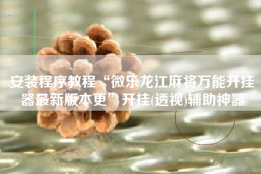 安装程序教程“微乐龙江麻将万能开挂器最新版本更”开挂(透视)辅助神器 安装程序教程“微乐龙江麻将万能开挂器最新版本更”开挂(透视)辅助神器