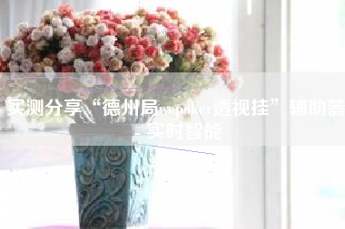 实测分享“德州局wepoker透视挂”辅助器 - 实时智能